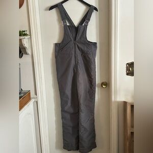 Vintage ASPEN GRAY Snow Bibs L Winter Snowmobile Apparel Ski Wear READ